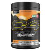 C4 envase frontal Ultimate Shred mostrando diseño y sabor Orange Creamsicle