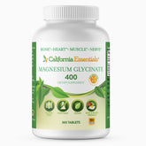 California Essentials frasco del producto mostrando etiqueta clara y beneficios