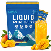 Calmify frente del empaque mango mostrando 20 sobres y beneficios de conveniencia