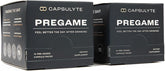 CAPSULYTE Pregame frente del empaque mostrando diseño y conveniencia