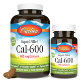 Carlson envase frontal mostrando Cal-600 y facilitar identificación del producto