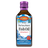 Carlson frente del envase mostrando la botella y sabor mixed berry