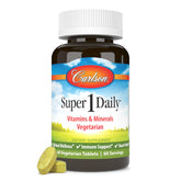 Carlson envase frontal claro mostrando 60 tabletas y beneficios