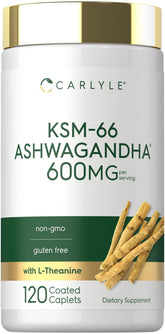 Carlyle envase frontal KSM‑66 mostrando etiqueta y beneficios claros