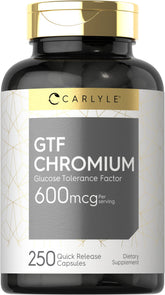 Carlyle frasco frontal mostrando 250 cápsulas y etiqueta clara