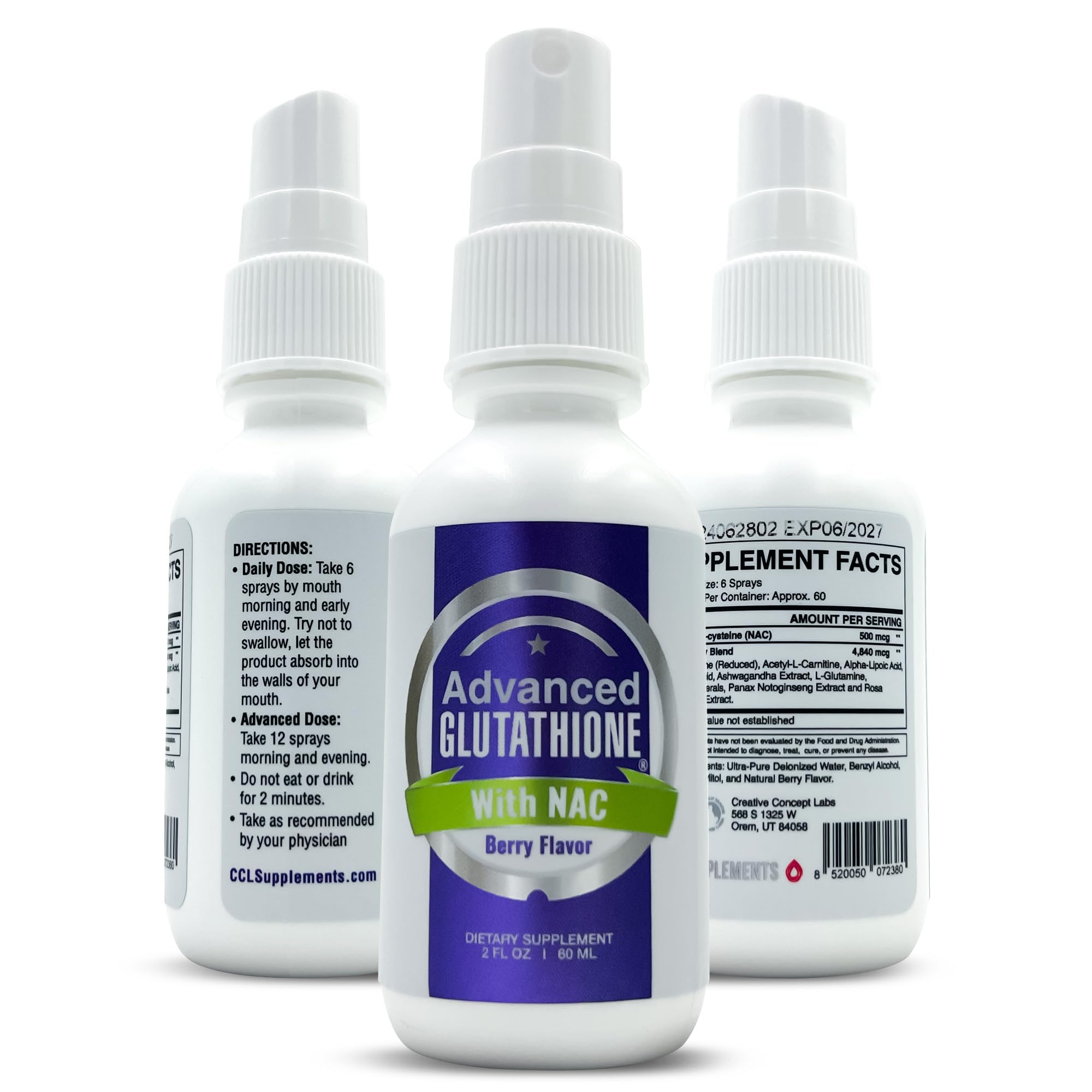 ccl advanced glutathione Spray Potente Suplemento Lquido Antioxidante Glutatin Que Apoya La Salud Inmunolgica Gr CCL Supplements - Scientifically Superior