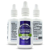 CCL SUPPLEMENTS envase frontal del spray de glutatión con fácil dosificación