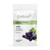 Celebrate Bariatric Supplements frasco frontal muestra 90 masticables uva beneficio práctico