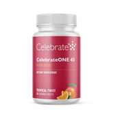 Celebrate Bariatric Supplements envase CelebrateONE 45 al frente, fácil identificación y dosificación