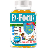 Celebrity LifeStyle frasco Ez-Focus frente mostrando etiqueta y beneficios