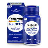 Centrum Age Defy frente del empaque mostrando el diseño y beneficio antiaging