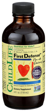 ChildLife Essentials frontal del envase mostrando etiqueta y volumen 4 oz, confianza visual