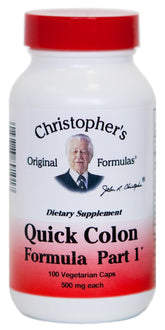 Christopher's Original Formulas frasco frontal mostrando la etiqueta y beneficio digestivo