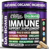 Clean Nutraceuticals empaque frontal destacando mezcla inmunidad