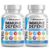Clean Nutraceuticals frontal del envase mostrando 8 en 1 y beneficios