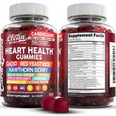 Clean Nutraceuticals vista frontal del frasco mostrando gomitas sabor naranja y marca