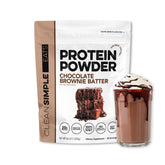Clean Simple Eats frente del envase mostrando sabor y porciones