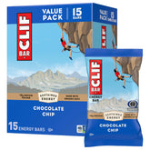 CLIF Bar frontal del paquete mostrando 15 barras y diseño atractivo