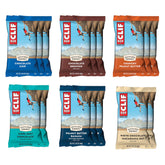 CLIF Bar empaque frontal con variedad, práctico para llevar energía