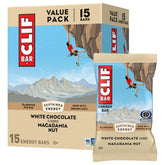 CLIF Bar vista frontal de la caja mostrando 15 unidades y conveniencia