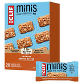 CLIF Bar empaque frontal mostrando mini barras y beneficios