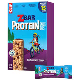 Clif Kid ZBar frente del paquete mostrando 15 barras conveniente