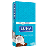 CLIF Bar LUNA BAR frontal del empaque mostrando variedad y conveniencia