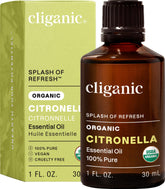 Cliganic botella frontal mostrando el empaque orgánico y confianza del producto