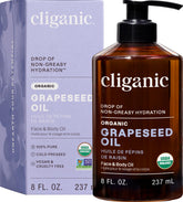 Cliganic frasco delantero mostrando etiqueta orgánica y pureza