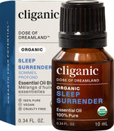 Cliganic botella frontal mostrando etiqueta orgánica y tamaño práctico