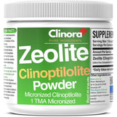 Clinora empaque frontal resellable mostrando 225 g y pureza alta