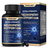 CNCHEF envase frontal mostrando suplemento neuropathy support y beneficios diarios