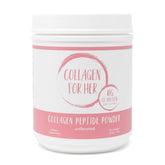 Collagen For Her vista frontal del envase mostrando diseño y cantidad de raciones