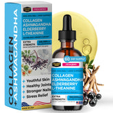 Collagen Mojo botella frontal mostrando diseño y tamaño, aspecto profesional