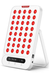 Comfytemp panel frontal mostrando LEDs y estructura, beneficio: visión clara del equipo