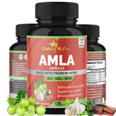 Cona Nature frasco frontal de Amla orgánico mostrando el envase y beneficios