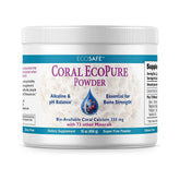 Coral White frente del envase mostrando diseño y cantidad 16 oz, confianza en origen