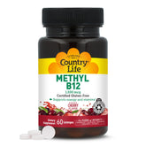 Country Life botella frontal mostrando 60 pastillas y beneficios claros