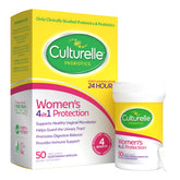 Culturelle frente del empaque mostrando 50 cápsulas y beneficios