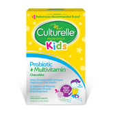 Culturelle frontal del empaque mostrando 30 masticables y beneficios