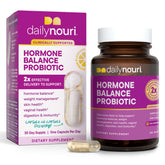 Daily Nouri vista frontal del empaque mostrando beneficios para el equilibrio hormonal