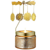 DAISRED vela girasol frontal mostrando diseño y presencia decorativa