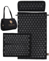 Dakini set frontal mostrando esterilla, almohada y mini pad para alivio