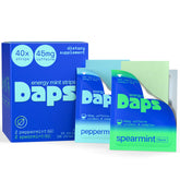Daps Strips empaque frontal mostrando diseño y facilidad de transporte