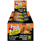 Dave's Killer Bread frente del empaque mostrando 12 barras, conveniencia y sello orgánico