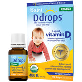 Ddrops frasco frente mostrando etiqueta clara y conveniencia Ddrops