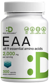 DEAL SUPPLEMENT frasco delante mostrando etiqueta y beneficios