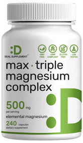 DEAL SUPPLEMENT frasco frontal mostrando 240 cápsulas y etiqueta clara