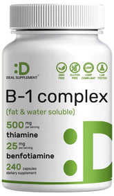 Deal Supplement frasco frontal mostrando 240 cápsulas y sello de calidad