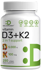 DEAL SUPPLEMENT frente del envase mostrando dosis y cantidad, confianza visual